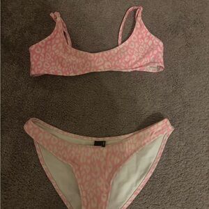 Triangl Swimwear Pink Animal Print Bikini